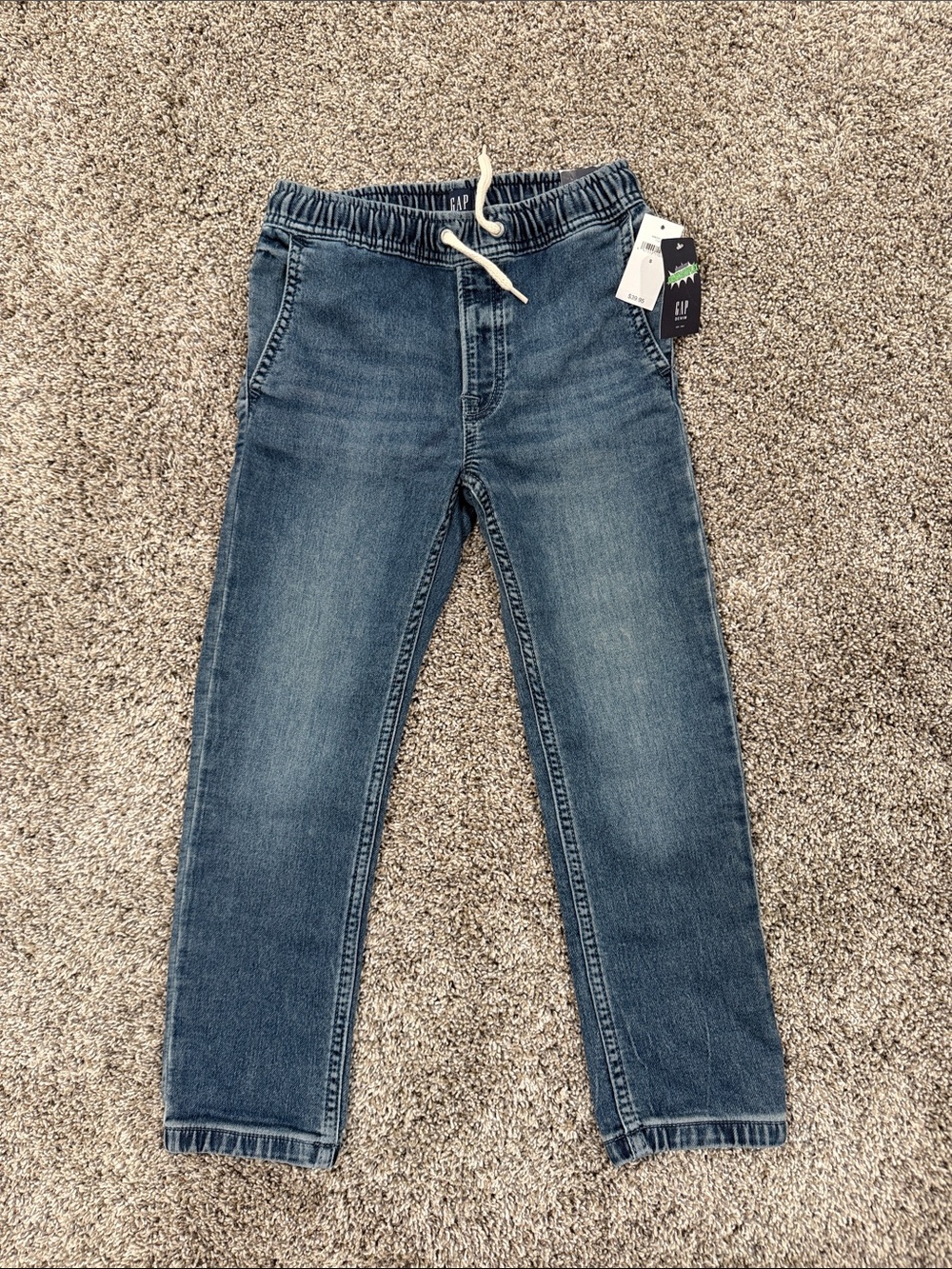 GAP Kids Denim Pull-On Jogger Pants in Blue